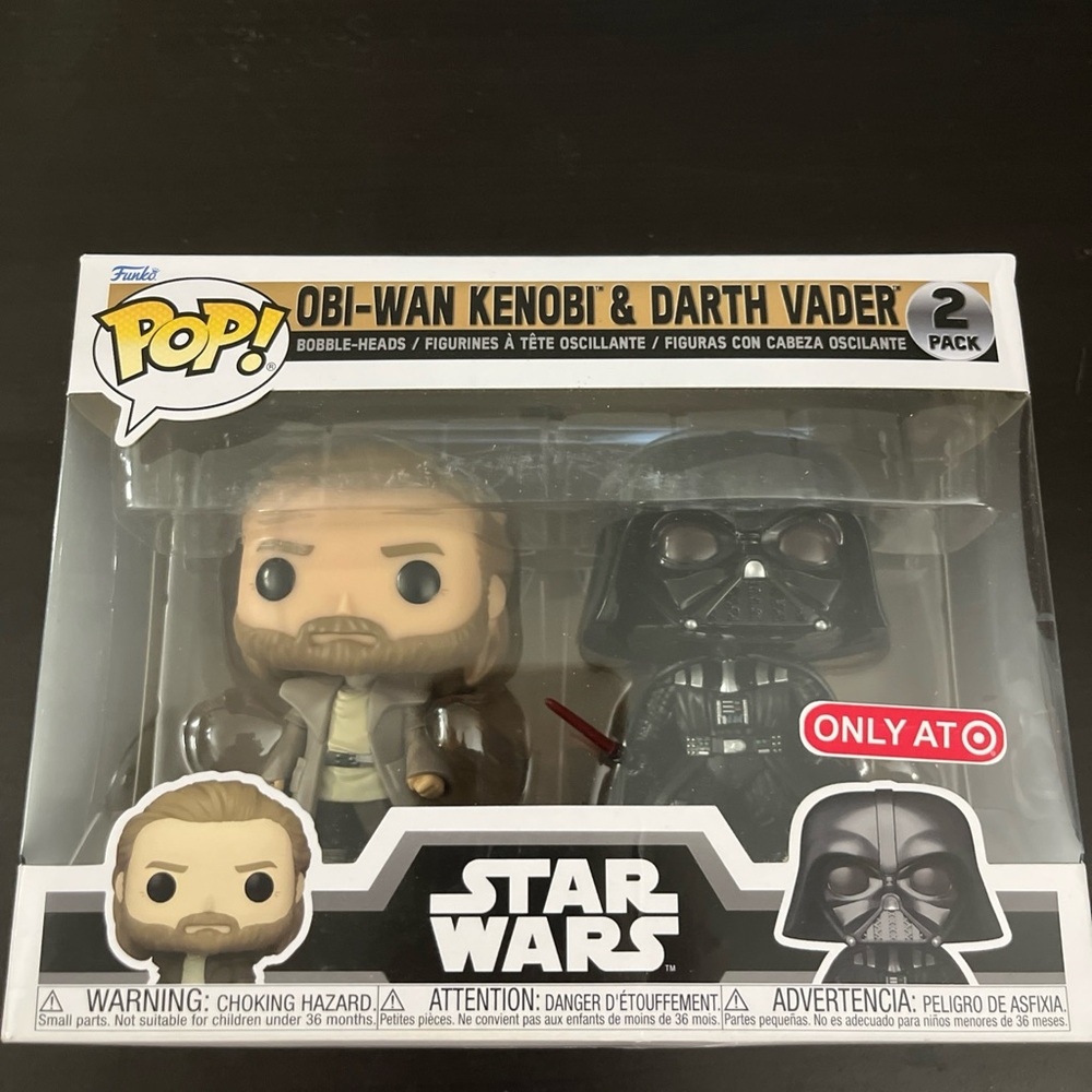 Obi-Wan Kenobi & Darth Vader 2 Pack Target Exclusive Funko Pop Star Wars